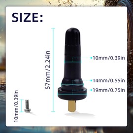 Pack of 20 Tyre Pressure Sensor Valves, Tyre Valve Stems Replacement Valve for Tyre Pressure Sensor with Mounting Screw, Tyre Pressure Monitoring System TPMS Sensor Valve Stem for Buick