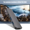 4 In 1 TypeC HDMI Converter Adapter Hub Support 3840x2160/30HZ(Gray)