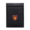 Tiardey Fireproof Money & Document Bag,15" x 11" Fire &