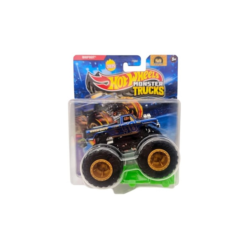 Hot Wheels Monster Trucks Bigfoot, 2025 Edition, Die-Cast Monster Truck,