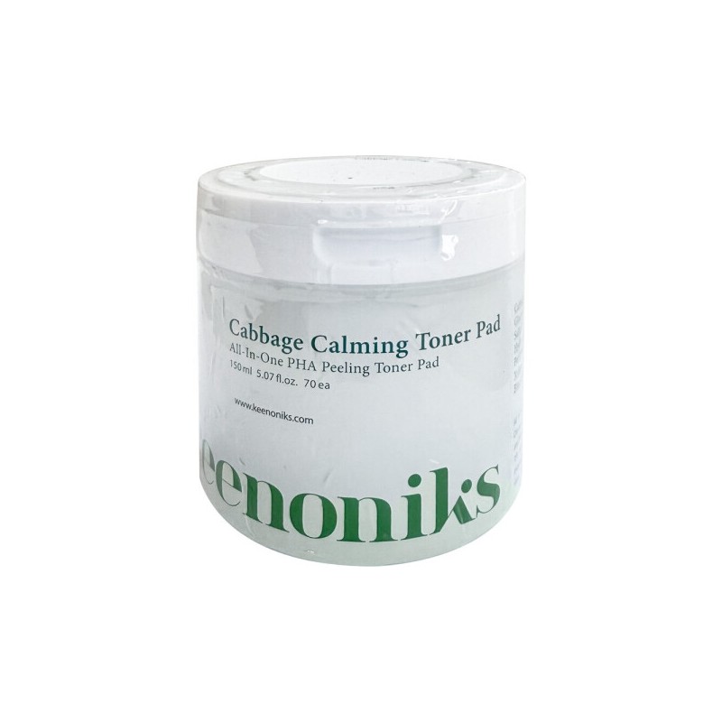 Kinonix Cabbage Calming Soothing Toner Pads 70 Sheets (4 Packs)