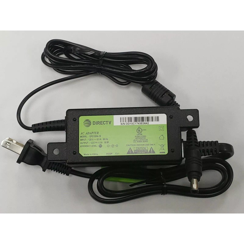 DIRECTV Genuine Directv AC Adapter Model EPS10R4-16,12V 1.5A,18W