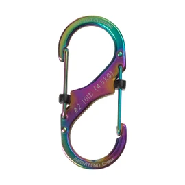 NITEIZE S-Biner Slide Lock #2 Spectrum LSB2-07-R3 (Genuine Japanese Product) W22 H50 D8 mm NI59104