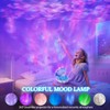 Ocean Wave Projector Light, Shell Night Light Built-in Bluetooth Speaker,