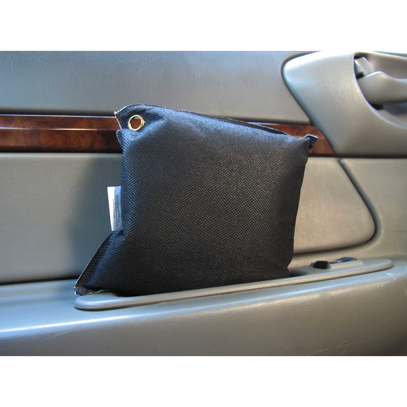 BambooMN Activated Bamboo Charcoal Air Purifier - 250g Burgundy -