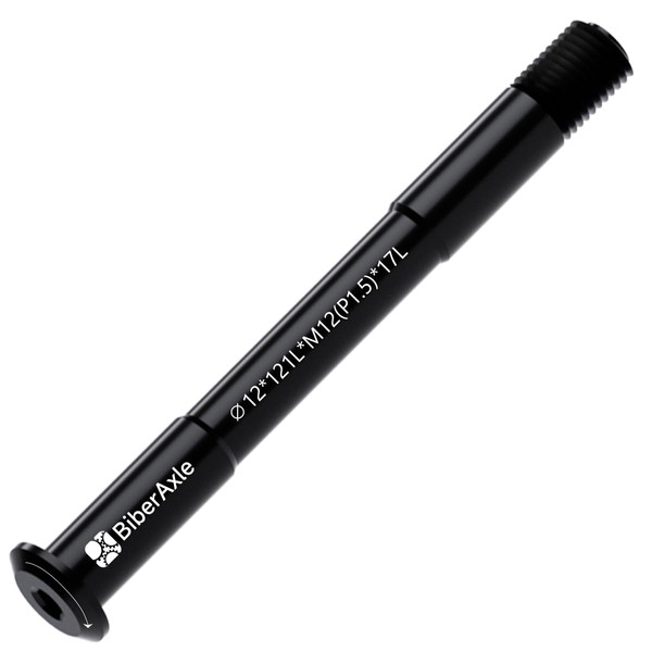 BiberAxle 12 mm Thru Axles for Bicycle Forks and Rear