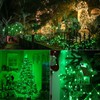 QITONG 2 Pack Green Solar Fairy Lights, Each 66ft 200