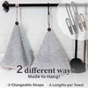 myHomeBody Hand Towels for Bathroom, Kitchen Hand Towels with Hanging