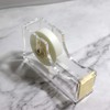Multibey Clear Acrylic Gold 1 Inch Core Desktop Adhesive Tape