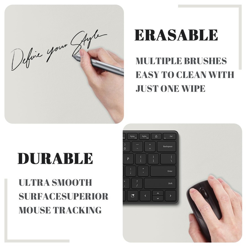 Dry Erase Desk Mat, Waterproof Desk Pad, Erasable Writing White