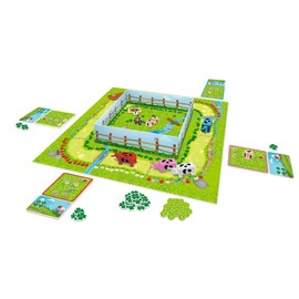 A Fistful of Daisies Board Game | Cow Themed Dueling Strategy Game | Dice-Rolling Game | Fun Family Game for Kids and Adults | Ages 6+ | 2-4 Players | Average Playtime 20 Minutes | Made by Space Cow