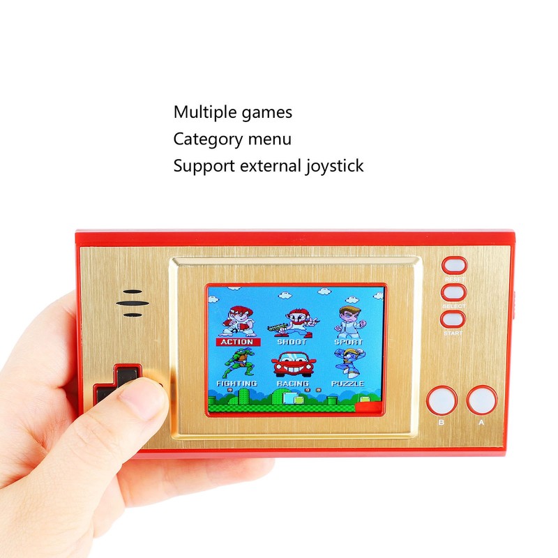 Handheld Game Console for Kids Portable LCD Display HD Output