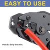 Haisstronica Crimping Tool for Spark Plug Ignition Wire,8.5mm Ratchet Wire
