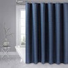 Dynamene Thick Fabric Shower Curtains for Bathroom - Waffle Weave