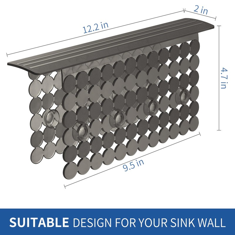 Yolife PVC Sink Saddle - Kitchen Sink Divider Mat with