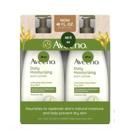 Aveen'o Daily Moisturizing Body Lotion, 24 fl oz, Pack of 2