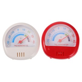 FUNOMOCYA 2 Pcs Fridge Temperature Gauge Practical Plastic Thermometers for Accurate Measuring Freezer Kitchen Scale for Easy Reading Safe and Design