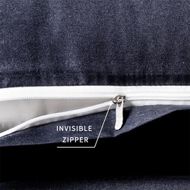 2 Pack Body Pillowcase 20 x 54 Inches Soft Comfortable Not Shrink Microfiber Body Pillow Cover, Navy Blue Body Pillow Cover with Hidden Zipper Closure