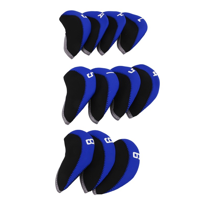 11PCS Golf Club Headcover Set Neoprene Numbered Golf Club Head