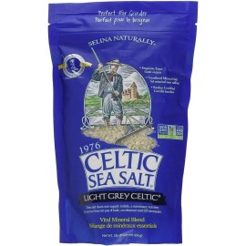 Celtic Sea Salt Light Grey Celtic Sea Salt 1 Pound Resealable Bag–Additive-F