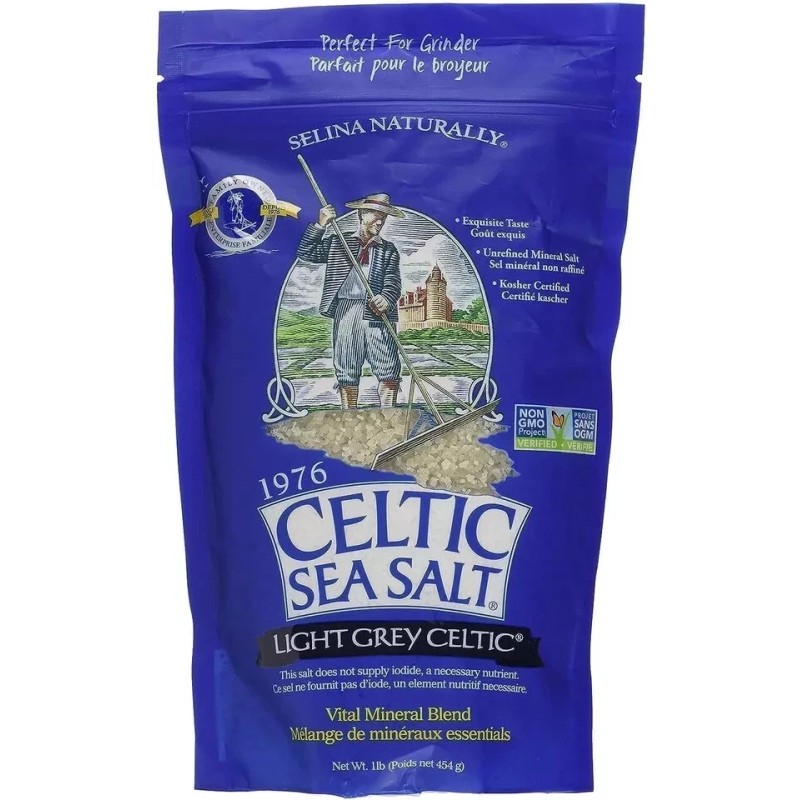 Celtic Sea Salt Light Grey Celtic Sea Salt 1 Pound