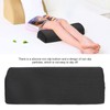 Under Desk Footrest Black Comfortable Relaxing Semi Circular Detachable Zipper