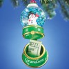 Collections Etc Children and Grandchildren Snow Globe Trinket Ornaments