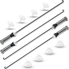 VNAPARTS 26.8 inch Washer Suspension Rod Kit for Whirlpool WTW4655JW0 WTW4655JW1 WTW4655JW2 WTW4850HW0 WTW4850HW1 WTW4850HW2 WTW4855HW1 WTW4850HW3 WTW4855HW0 WTW4855HW2 Top Loader Washing Machine