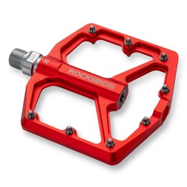 ROCKBROS Mountain Bike Pedals MTB Pedals 9/16-Inch Sealed Bearing Lightweight Aluminum Alloy Bicycle Platform Flat Pedals for Road Mountain BMX MTB Bike