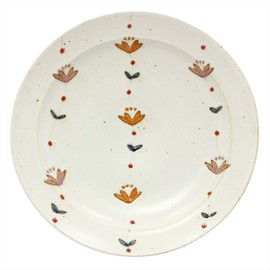 Hasami Pottery Issei Kiln Sweet Flower Plate L 400865 Red 20cm