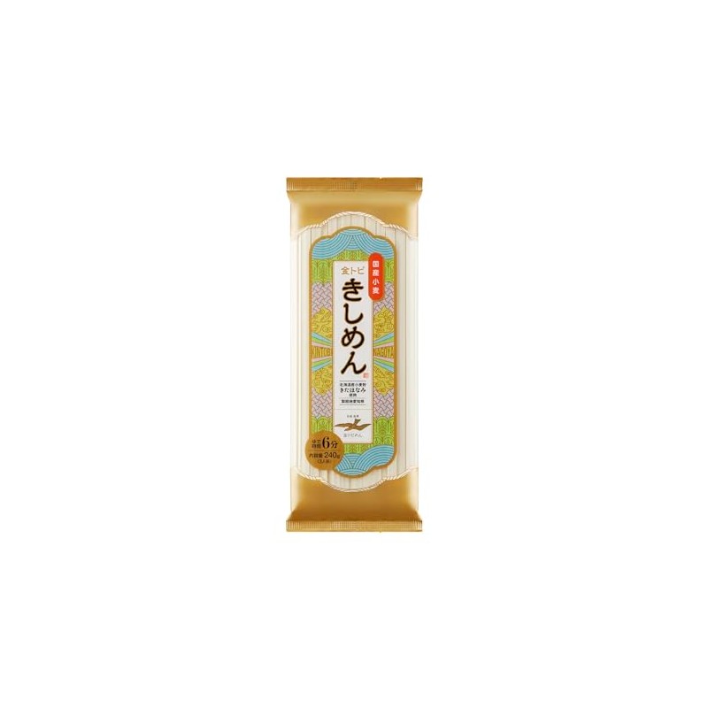 Gold Tobi Shiga Kishimen Made in Japan, 8.5 oz (240