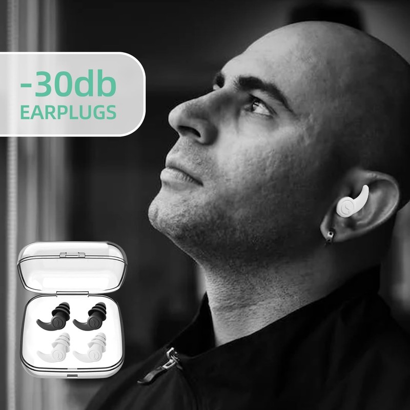 Earplugs For Sleeping, Noise Cancelling Ohrstöpsel, Ear Plugs, Silikon Ohrstöpsel,