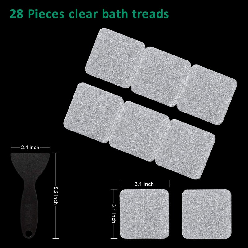 SlipStopper Non Slip Bathtub Stickers 28 PCS Adhesive Anti Slip
