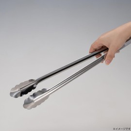 Takagi Stainless Steel All-Purpose Tongs, Large, 15.7 inches (400 mm), Made in Japan, Serving and Serving