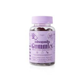 Myga Ashwagandha KSM-66 Gummies – 500mg Ashwagandha Root Supplement with Vitamin D – Supports Resilience & Immune Health – Vegan, Gluten-Free, Natural Ingredients – Raspberry, 60 Gummies