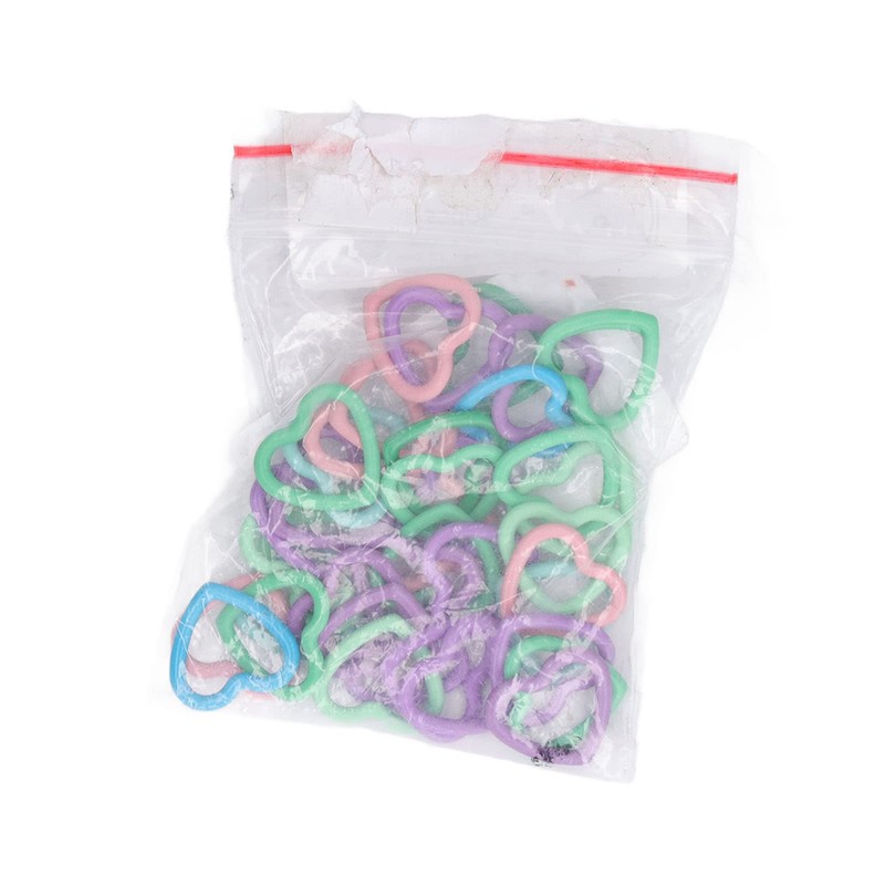 Knitting Stitch Markers Heart Shape Safety Pin Stitch Markers Metal