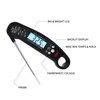 Waterproof Digital Instant Read Meat Thermometer with Folding Probe Backlight