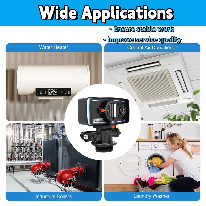 5600 Water Softener Control Valve, 12-Day Timed Control Valve, Automatic