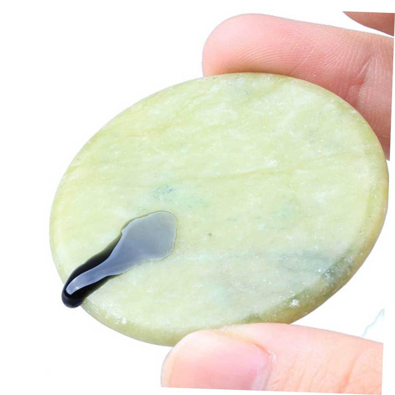Baluue Lash Extension Glue Pad Natural Jade Round Pallet Sturdy