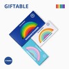 BLUE GINKGO Silicone Rainbow Stacker - Montessori Nesting Puzzle |