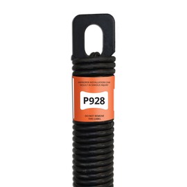 P928 28-Inch Plug-End Garage Door Spring (.148" #9 Wire)