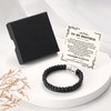 Fathers Day Birthday Gifts for Brother Adult - Mens Bracelet