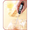Sunartis 5-1015 Kuechen-Thermometer Soßen, Braten, Babykost, °C/°F-Anzeige, Silikon, Schwarz
