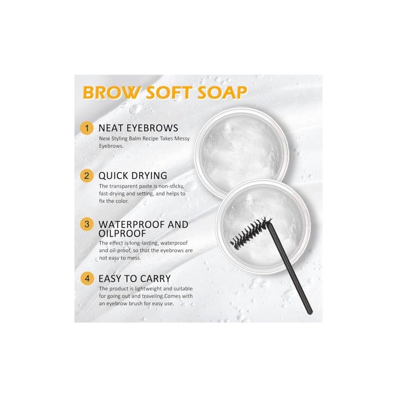 Gel Fijador De Cejas, Gel Para Peinar Las Cejas,Transparente Para