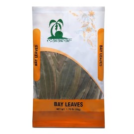 Malabar Bay Leaf (Leaves) Whole Spice Hand Selected Extra Large 1.75oz (50g) ~ All Natural | Gluten Friendly | NON-GMO | Kosher | Vegan | Indian Origin (Tej Patta)