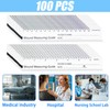 Mevlshcey 100 Pcs Wound Measuring Tape 6 Inch Wound Ruler