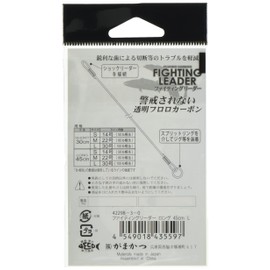 Gamakatsu Leader Fighting Leader Long Floro Carbon 45cm M (No. 22) Transparent TU162 42298