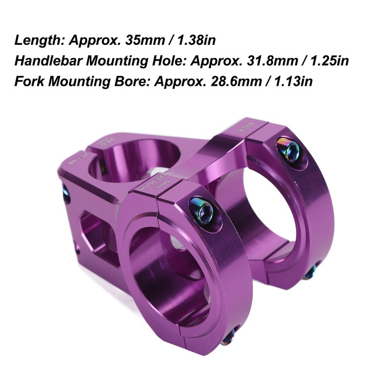 31.8mm Mountain Bike Stem Aluminum Alloy Lightweight DIY Short Handlebar