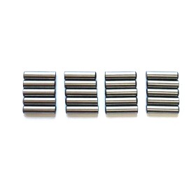 Unbranded 1/8 x 3/8" DOWEL PINS - SET OF 20 - HEAT TREATED ALLOY STEEL - BRIGHT FINISH