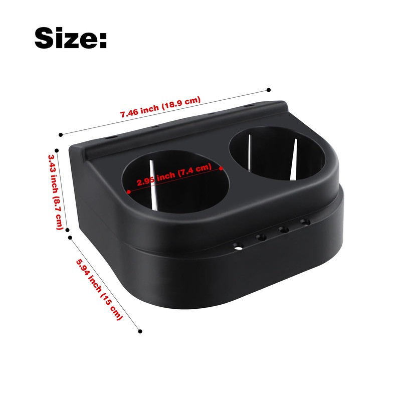 Roykaw Golf Cart Dual Cup Holder Compatible with Club Car